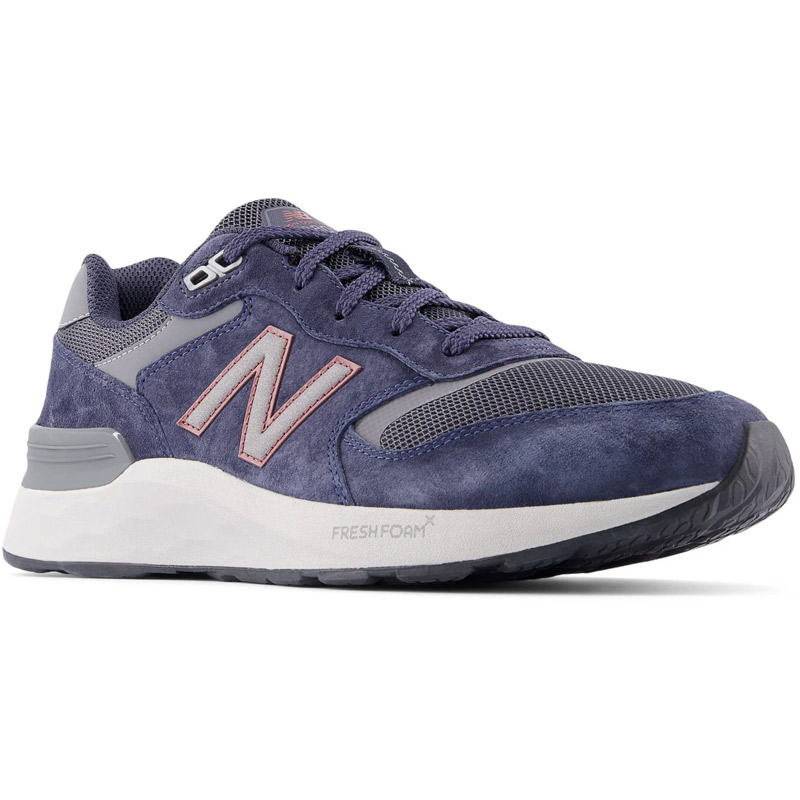 4E 幅ひろい 広々とした ニュー平衡にする メンズ Walking Fresh Foam 880 v7 ウォーキング 生新しい質問用紙 スニーカー 靴 シューズ 旅する ほっつき歩く 薄墨色 薄墨色 貨物輸送無料 New Balance MW880BC74E