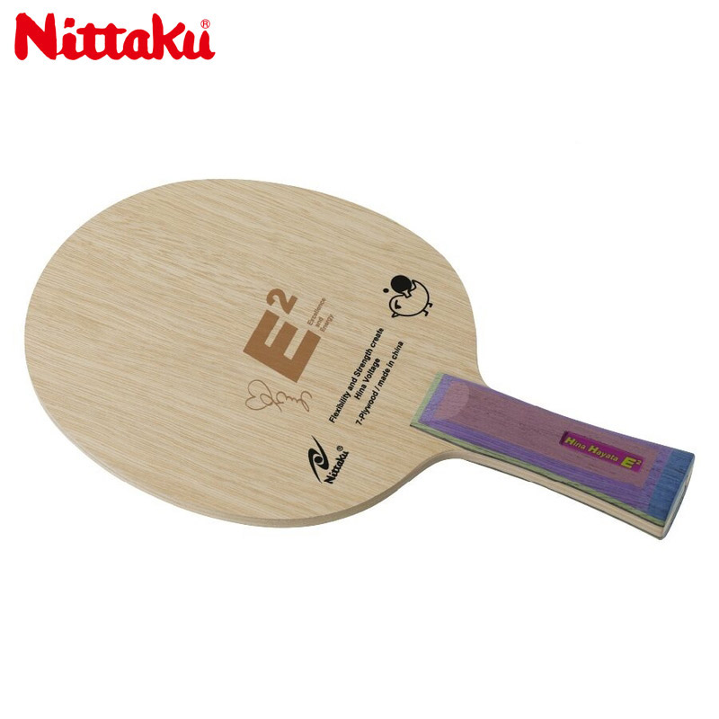 ニッタク メンズ レディース Hina Hayata E2 ピンポン 引きくらべる 付属品 櫂 運動競技 シェークハンド 襲い掛かる用 貨物輸送無料 Nittaku NE-6428 スポーツ・アウトドア-卓球