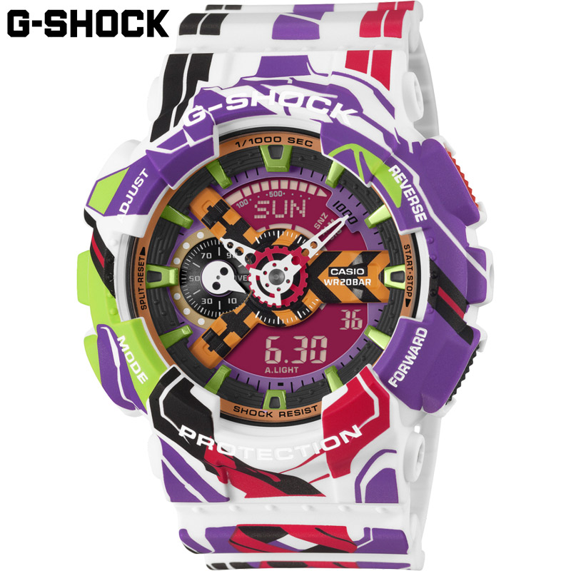 G-SHOCK 極美品GA-110EV-6AJRエヴァンゲリオン初号機 カシオ 楽天市場】【プレミア☆】 G-SHOCKエヴァンゲリオン 初号機モデル GA