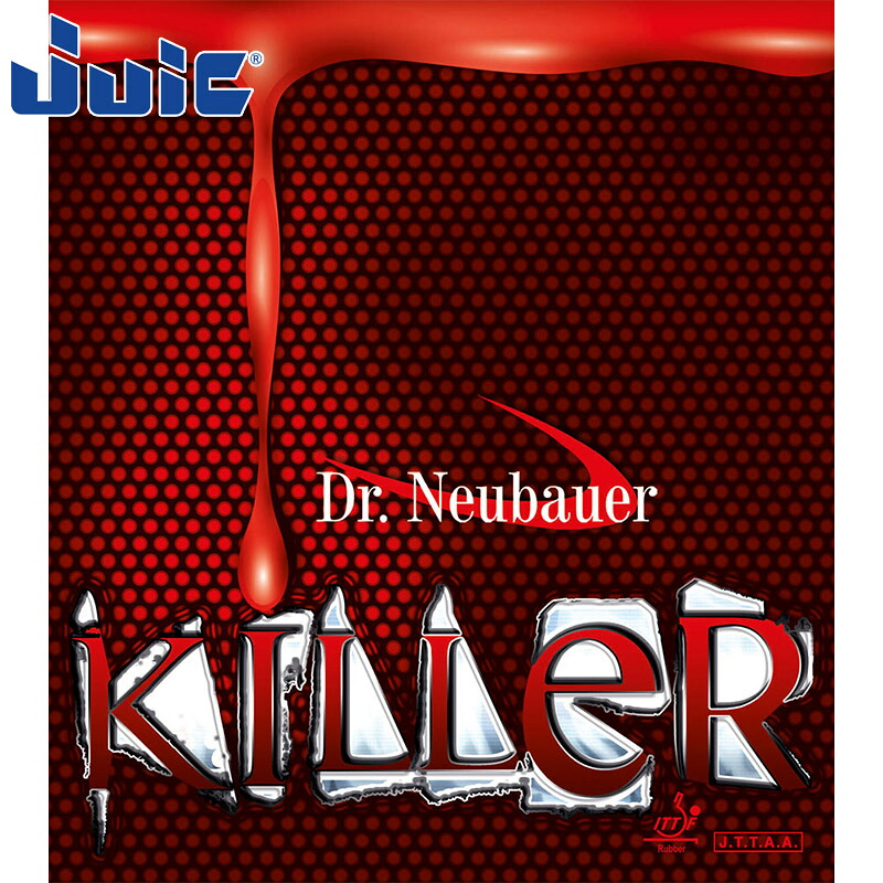 ジュウイック Dr.Neubauerキラー(KILLER) 卓球 アクセサリー ラバー ラケット 試合 練習 スポーツ 部活 大会 表ソフトラバー ブラック 黒 レッド 赤 送料無料 JUIC 1132