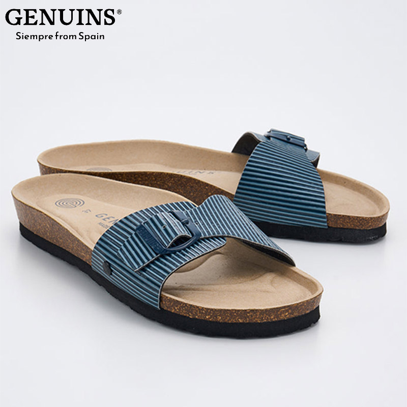 GENUINS レディース 【OUTLET】GENUINS TORONTO ジェニュインズ サンダル 靴 シューズ コンフォート カジュアル ブルー 青 送料無料 GENUINS G106315JT