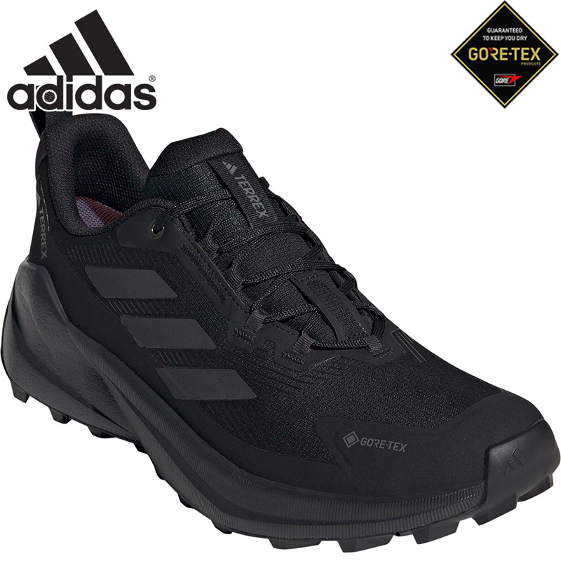 アディダス メンズ TERREX TRAILMAKER 2 GTX スニーカー 靴 シューズ GORE-TEX ゴアテックス 雨合羽 トレッキング トレイル 山歩き 黒いこと 黒 貨物輸送無料 adidas IH0618