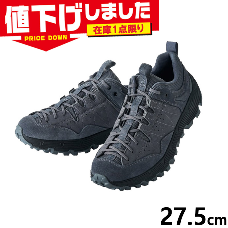 在庫1点限り 27.5cm CRV キャラバン メンズ レディース Cross Gen クロスジェン スニーカー 靴 シューズ アウトドア ハイキング ローカット 防水 グレー 灰色 送料無料 Caravan 0010032