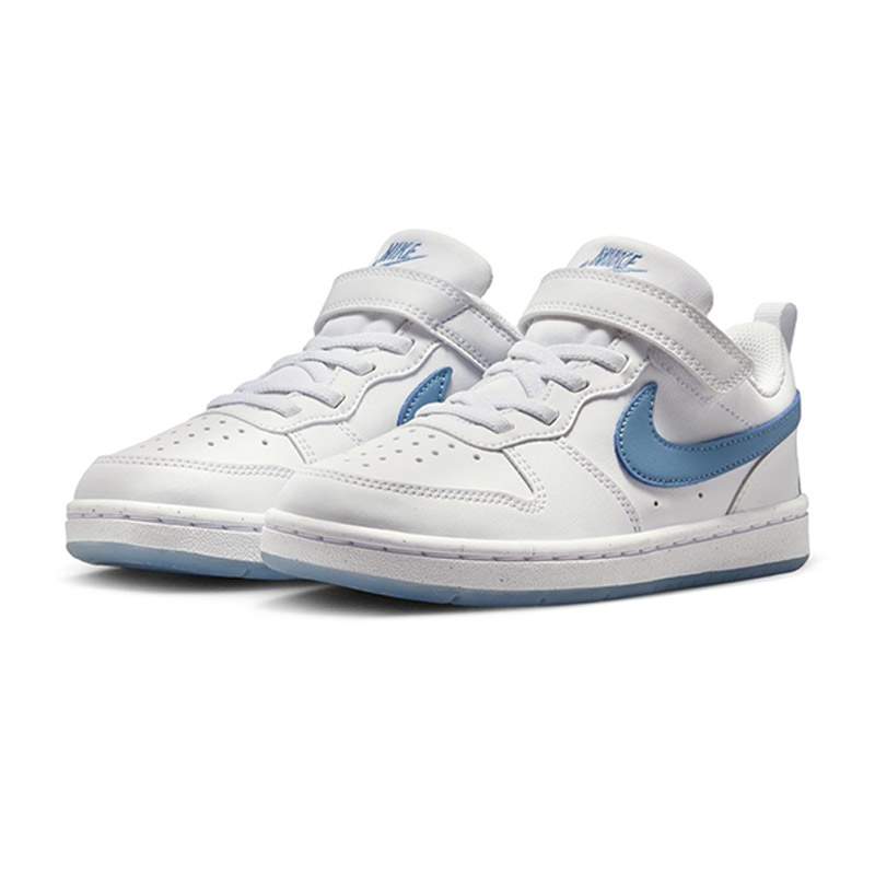 ナイキ ジュニア キッズ コート ボロー LOW 男の子 女の子 靴 シューズ ホワイト 白 送料無料 NIKE IR3999100