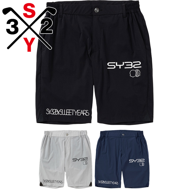 SY32 メンズ MINI DOT LIGHT STRECH SHORTS アパレル ゴルフ ボトムス ショートパンツ ストレッチ 吸水速乾 冷感 軽量 運動 スポーツ ブラック 黒 グレー ネイビー 灰色 送料無料 SYthirty-two SYG-26S1-49 16,870円
