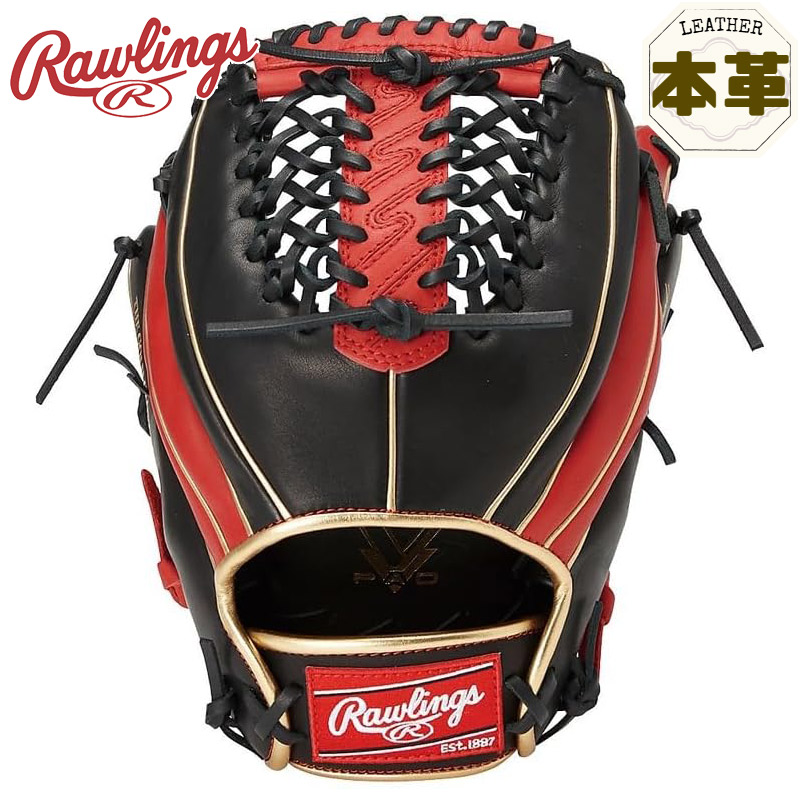 ローリングス HYPER TECH COLOR GOLD 両手投げ用 ベイスボール 付属物 引きくらべる 原則として 成年者 軟式用 地球儀 グローヴ 黒いこと 黒 貨物輸送無料 RAWLINGS GRXFHTCALR