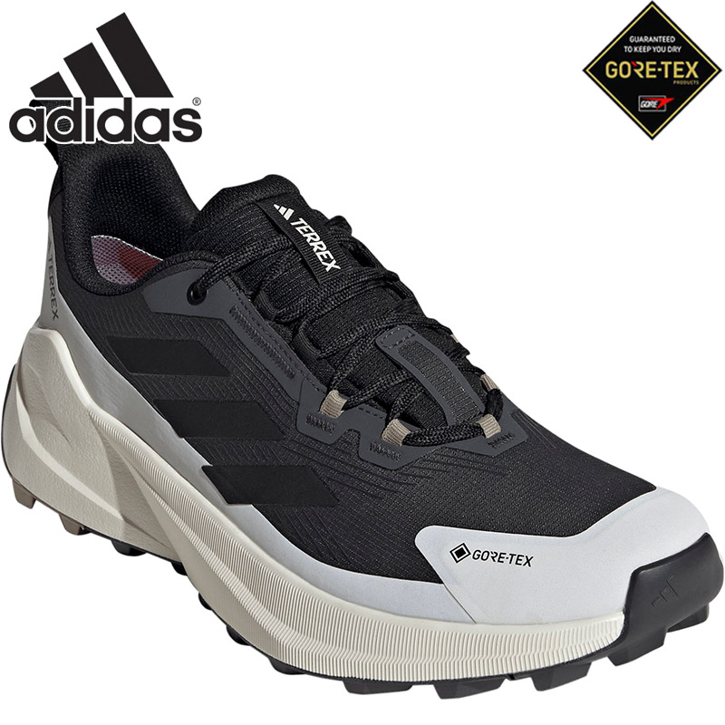 アディダス メンズ TERREX TRAILMAKER 2 GTX テレックス トレイルメーカー 2 GORE-TEX スニーカー 靴 シューズ ゴアテックス 防水 ハイキング ブラック 黒 送料無料 adidas JR6576|シューズ愛ランド 店