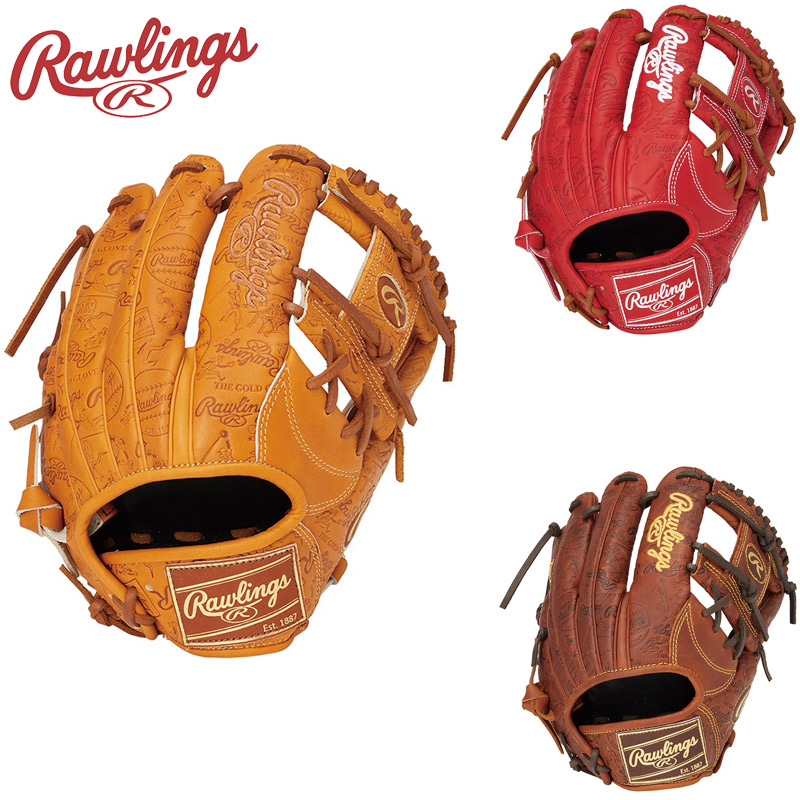 ローリングス HOH RETRO STAMP 野球 アクセサリー 競技 グローブ グラブ 軟式 内野手用 11.25 スポーツ 運動 右投用 ブラウン 茶色 送料無料 RAWLINGS GR6HSN62|シューズ愛ランド 店