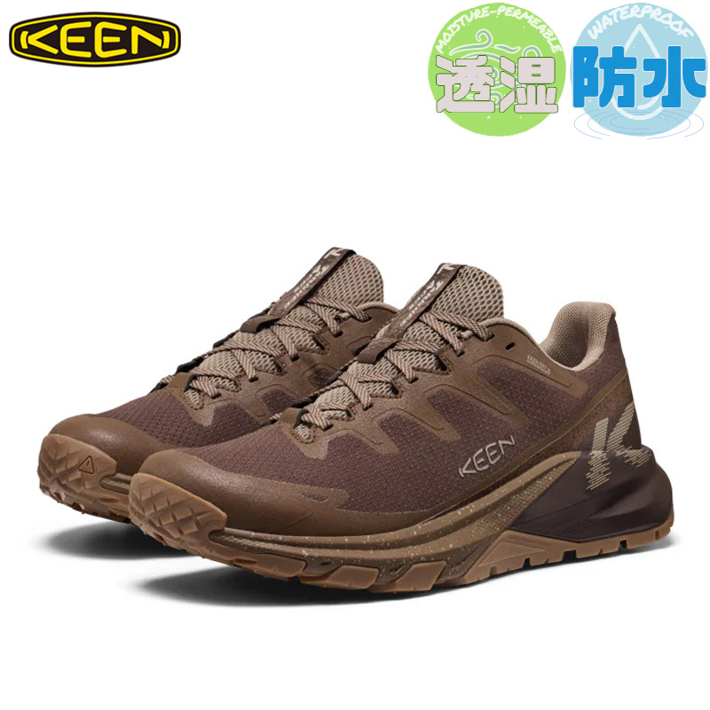 キーン メンズ TARGHEE APEX WP ターギー エイペックス ウォータープルーフ スニーカー 靴 シューズ 防水 透湿 防滑性 ハイキング ブラウン 茶色 送料無料 KEEN 1032768｜シューズ愛ランド　店