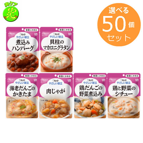 新しいコレクション 選べる 全50袋セット5種類10袋 キューピー やさしい献立 レトルト やわらか やさしい 介護食 キューピー介護食 区分１ 嚥下食 容易にかめる おいしい セット50個入り 正規品 Spotsolution Com Ar