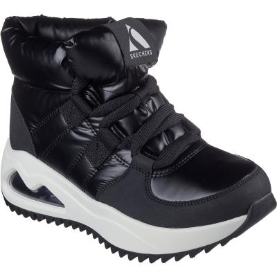 SKECHERS UNO PEAKS-MOON PUFFZ 177559 スケッチャーズ スリップインズ レディース ウノ ピークス - お月さま パフズ BLK 黒いこと   WOMENS ウィメンズ レディス スピード競技引きあげる 吊りひも付き添い人 ファッションスニーカーブーツ