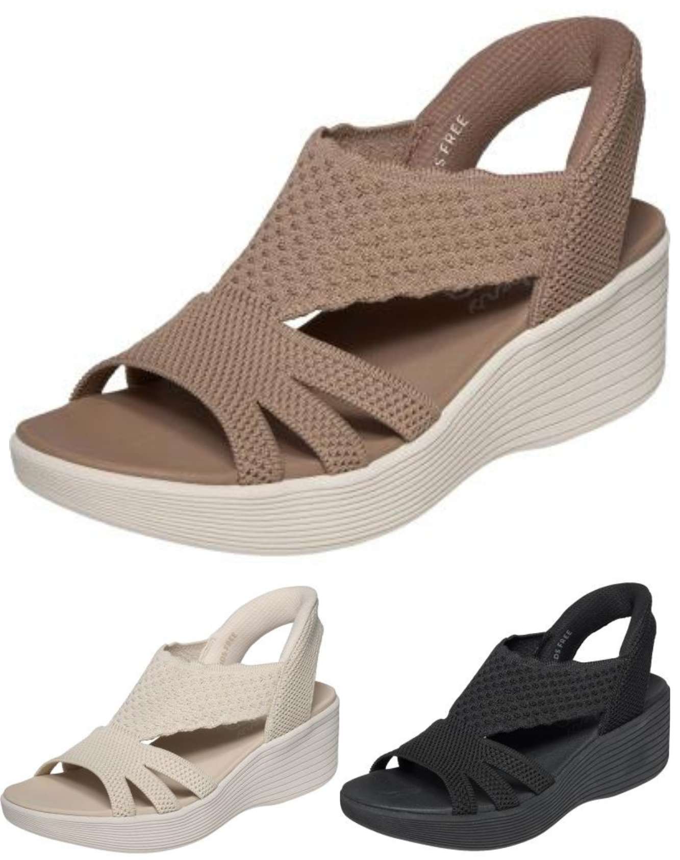 Skechers Slip-ins PARALLEL LITE-SUMMER INVITE 120012 スケッチャーズ スリップインズ：含み ともし火 - 朱夏 はたご屋働き口 WOMENS SANDAL レディス サンダル 22.0糎～26.5糎 BBK黒いこと MOCモカ NAT自然的