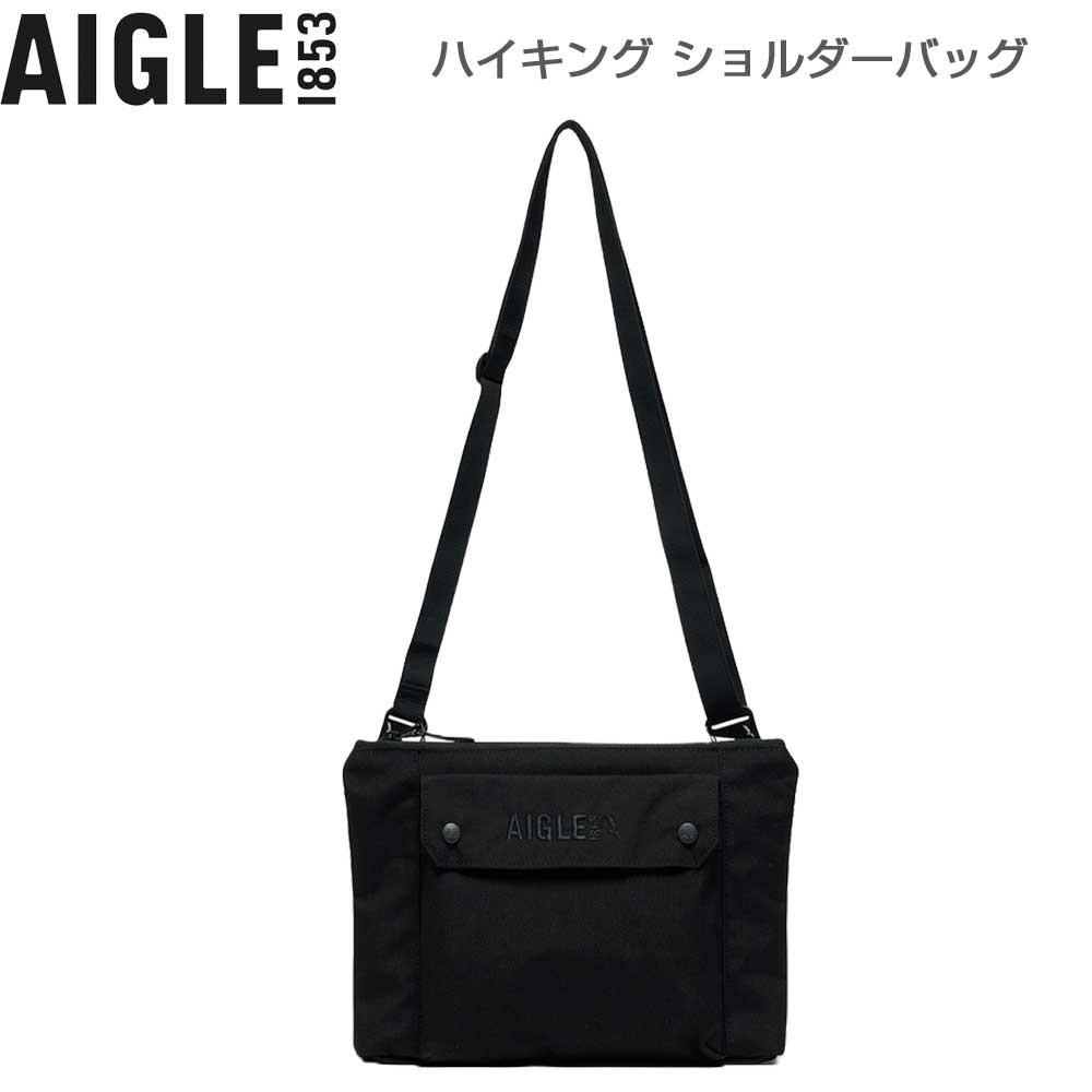 エーグル AIGLE ZNHBN09 ハイキング ショルダーバッグ 2L カラー：ノワール (001) リサイクルナイロン ショルダー サイドバッグ｜靴のシナガワ