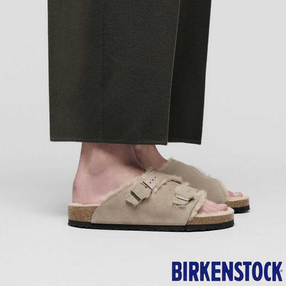 ビルケンシュトック BIRKENSTOCK Zurich Lammfell （チューリッヒ シアリング） 1030710 トープ（スエードレザー／ボア） （レディース サンダル ナローフィット）「正規輸入品」 「靴」