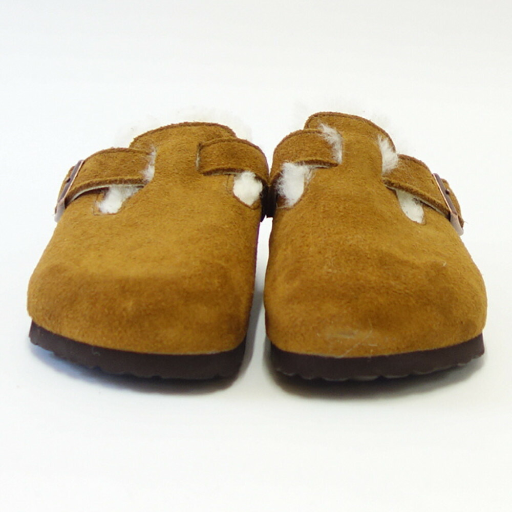 売れ筋がひ新作！ ビルケンシュトック BIRKENSTOCK Boston VL Fell ボストン 幅狭 ナローフィット 1001141  スエードレザー ミンク ラムスキンボア サボ クロッグ ドイツ製快適サンダル 靴 fucoa.cl