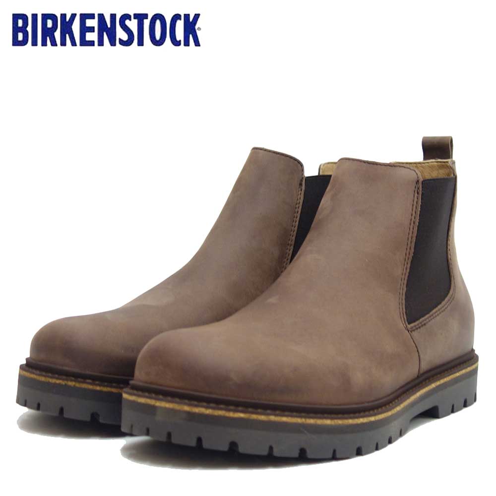 ビルケンシュトック BIRKENSTOCK STALON スタロン アンクルブーツ メンズ 1017321 靴 チェルシーブーツ モカ ヌバックレザー