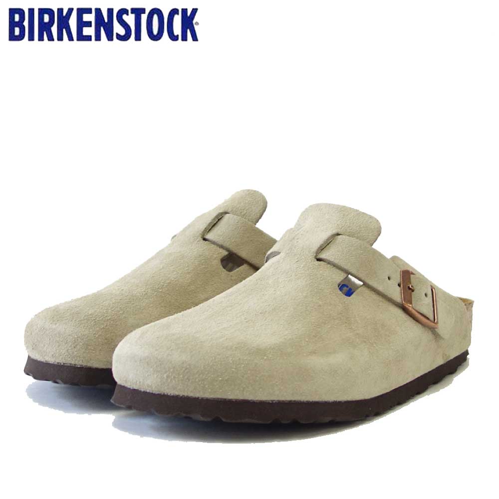 人気が高い 靴 メンズ ビルケンシュトック クロッグ ドイツ製快適サンダル Boston Birkenstock サボ スエードレザー ボストン トープ 幅広 レギュラーフィット メンズ靴