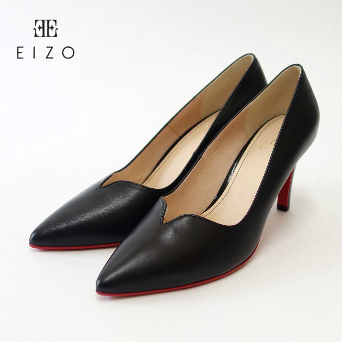 【極美品・未使用】EIZO レザー甲深ローヒールパンプス ブラック 24cm 商品 – EIZO WEB SHOP