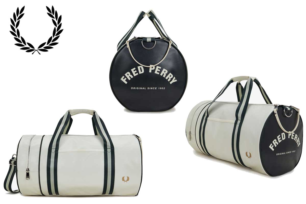 楽天市場】フレッドペリー バッグ FRED PERRY CLASSIC BARREL BAG