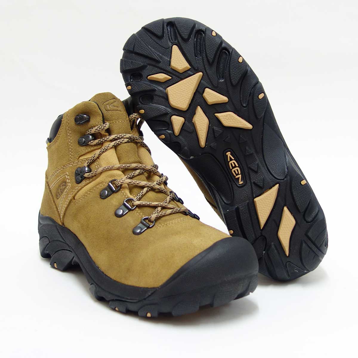 高質で安価 Keen キーン Pyenees ピレニーズ Latte メンズ 防水仕様 オールレザーのハイキングシューズ 靴 豪華 Secretoftheislands Com