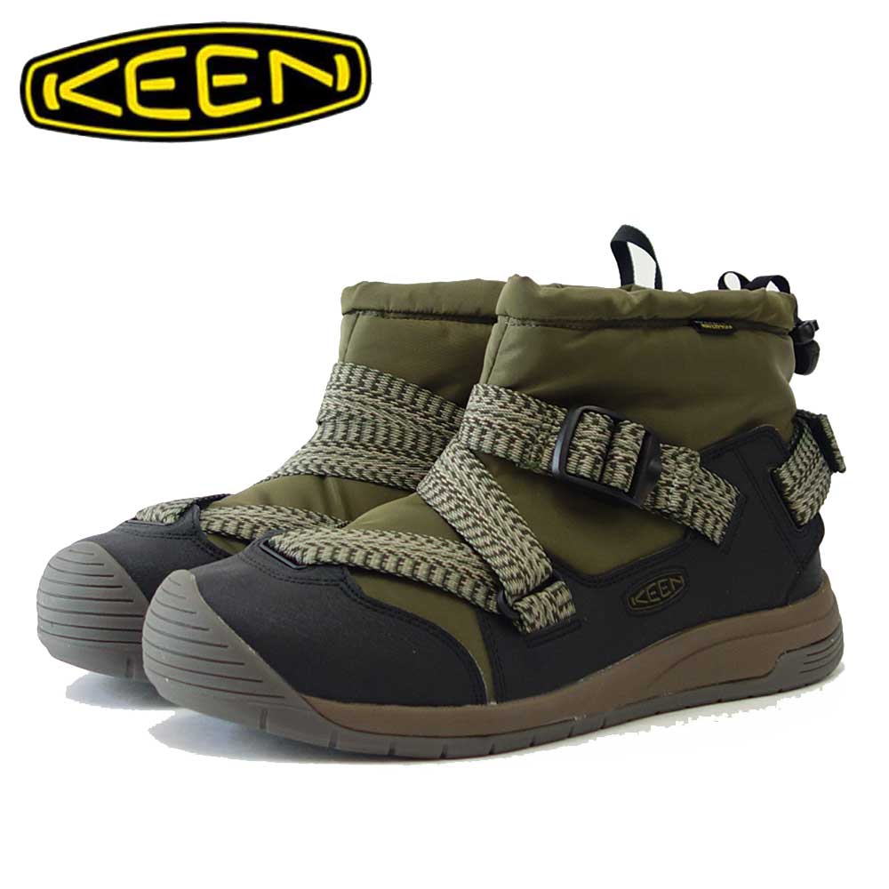 【楽天市場】キーン KEEN HOODZERRA WP フッドゼラ ウォータープルーフ 1025476 Black / Black（メンズ） 防水  ショートブーツ ウォーキング 「靴」 : 靴のシナガワ