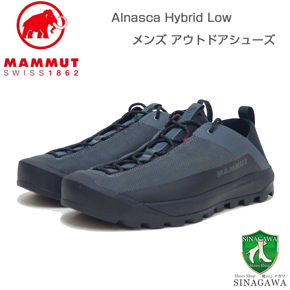 MAMMUT マムート Alnasca Hybrid Low Men 302006600（メンズ）カラー：steel-black(00722) アウトドアスニーカー ウォーキングシューズ ハイキングシューズ「靴」