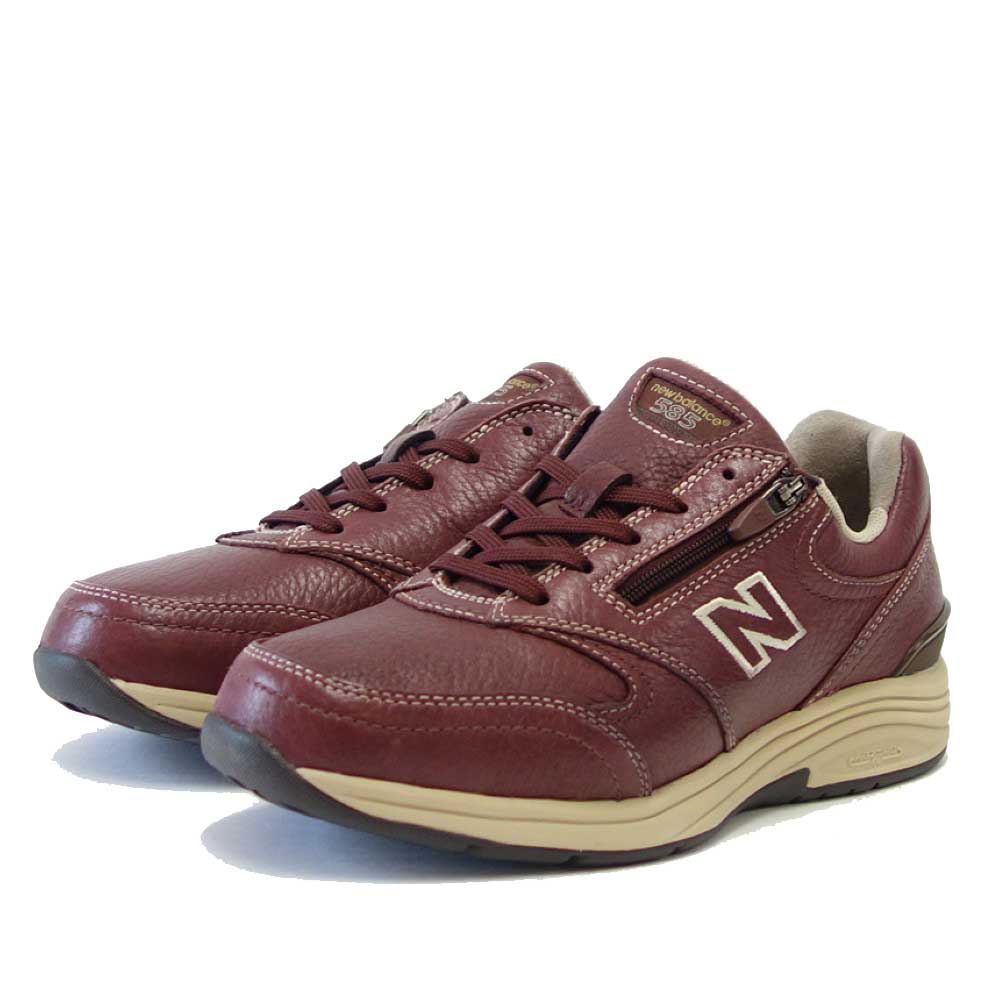 楽天市場 ニューバランス New Balance Ww585 ビターブラウン レディース 4e 天然皮革 ウォーキング フィットネス 旅行 コンフォート 靴 靴のシナガワ