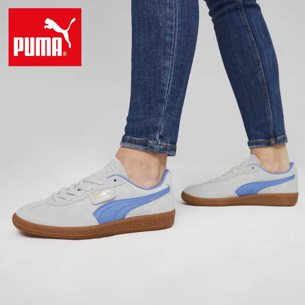 【SALE】 プーマ PUMA ユニセックス パレルモ スニーカー 39646304 Dewdrop-Blue Skies（メンズ）スエードレザー ローカット スニーカー ウォーキング「靴」画像
