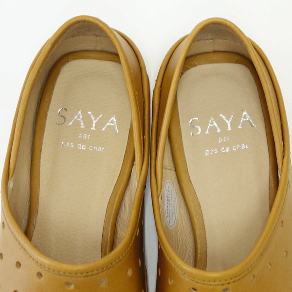 新着商品 楽天市場 Saya サヤ 506 キャメル 天然皮革 パンチング スリッポン 靴 靴のシナガワ 肌触りがいい Nokennews Com