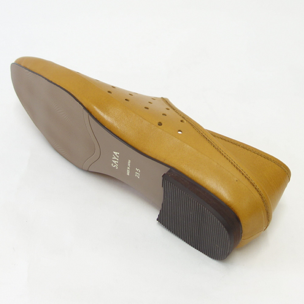 新着商品 楽天市場 Saya サヤ 506 キャメル 天然皮革 パンチング スリッポン 靴 靴のシナガワ 肌触りがいい Nokennews Com