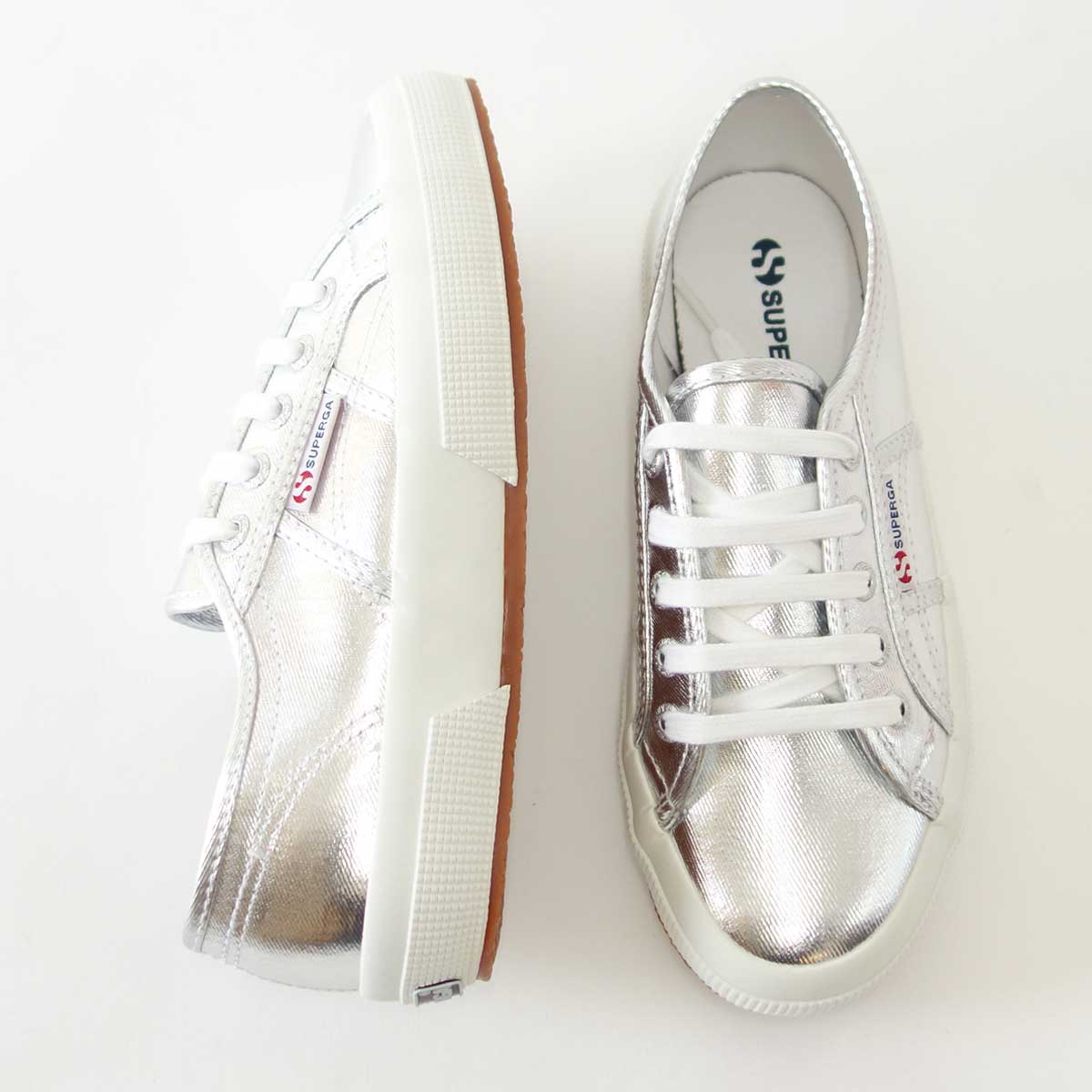 楽天市場 スペルガ Superga 2750 Cotmet U ユニセックス シルバー S002hg0 メタリックコーティングのキャンバススニーカー 靴 靴のシナガワ