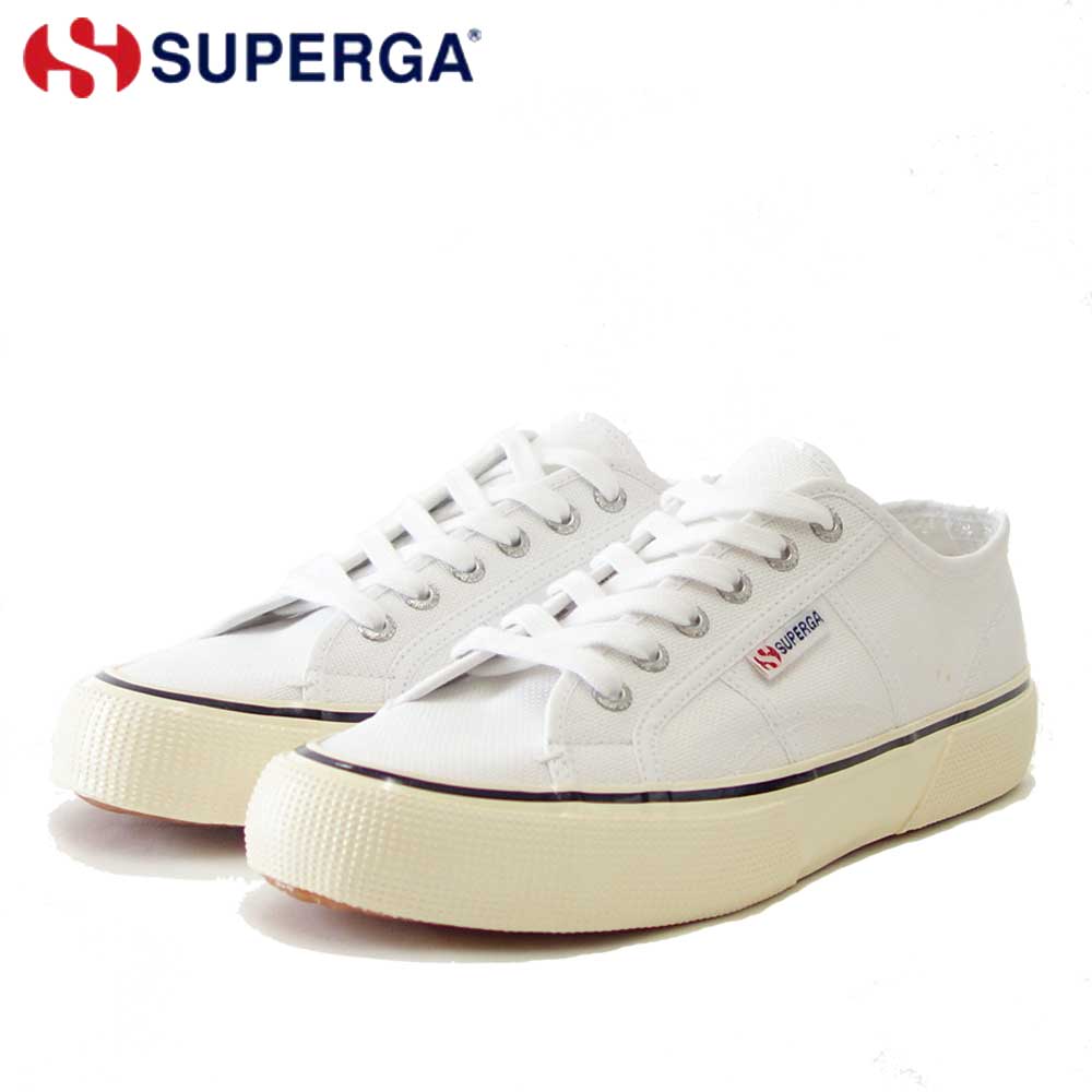 21 新作 スペルガ Superga 2490 Bold ユニセックス ホワイト Swa69 ナチュラルなキャンバススニーカー 靴 Supergu Swa69 Www Dupoll Com