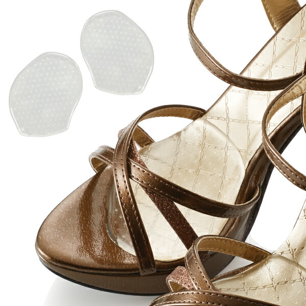 Shoesfit.com クリアジェル フットケア パッド サイズサポート 1mm 2mm レディース サイズ調整 前すべり防止 靴用