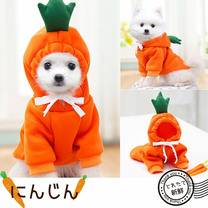 出産祝い ドッグウェア パーカー 犬服 暖かい 冬 冬服 男の子 女の子 ペット服 Nek Rev 小型犬 お散歩 かっこいい かわいい 裏起毛 野菜 やさい だいこん にんじん ベジタブル りんご バナナ かえる 韓国 インスタ映え Qdtek Vn