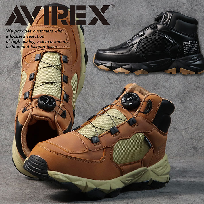 AVIREX ブーツ スニーカー メンズ レディース ブランド アヴィレックス AV2290 Y_KO ★REVM 7986484 DISADTER ミドルカット カジュアルシューズ ユニセックス｜シューズGARAGE スニーカーブーツ