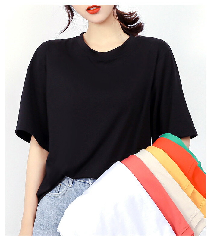大人かわいい Tシャツ 春夏 トップス かわいい レディース 黒 サイズ おしゃれ 大きい ゆったり 半袖 Tシャツ 白 大人 クルーネック