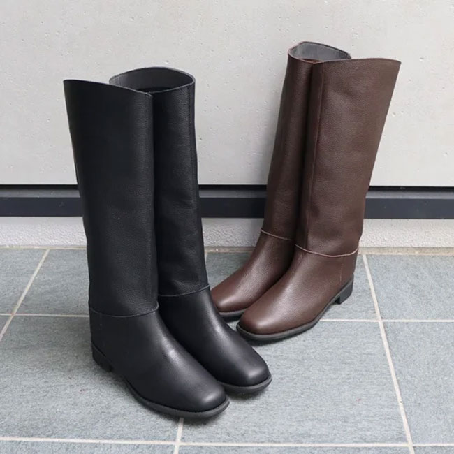 楽天市場】あしながおじさん ロングブーツ 厚底ブーツ 軽量 チャンキー