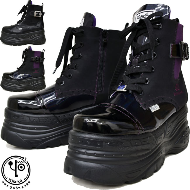 激安な ヨースケ Yosuke 厚底スニーカー 厚底ブーツ スニーカーブーツ ハイソール メンズ 全3色 26 27 Y Mamanminimaliste Com