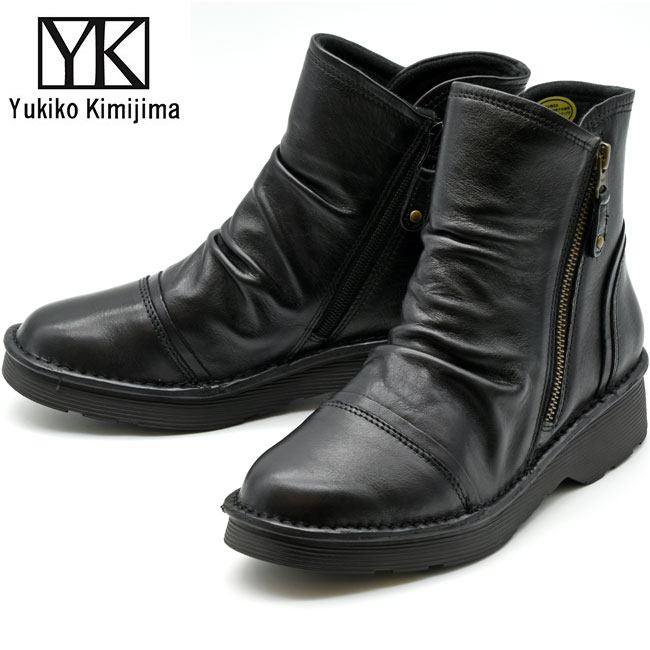 ユキコ 楽天市場】ユキコ キミジマ Yukiko Kimijima レザーブーツ ショート