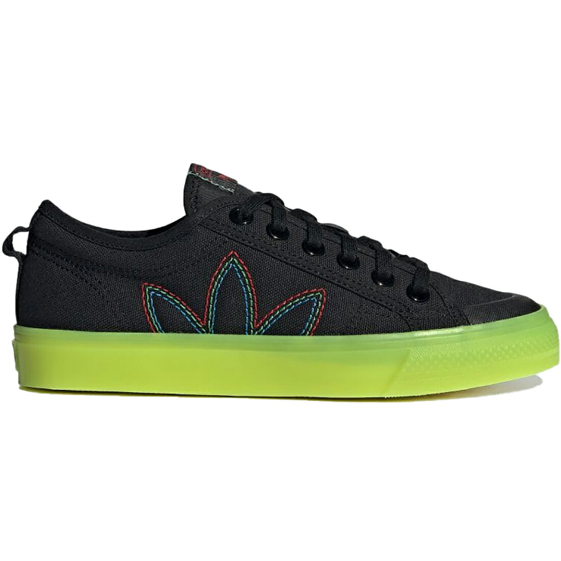 アディダス ニッツァ adidas W NIZZA クリームホワイト/コアブラック/セミフローズンイエロー GX2730｜シューズナッツ