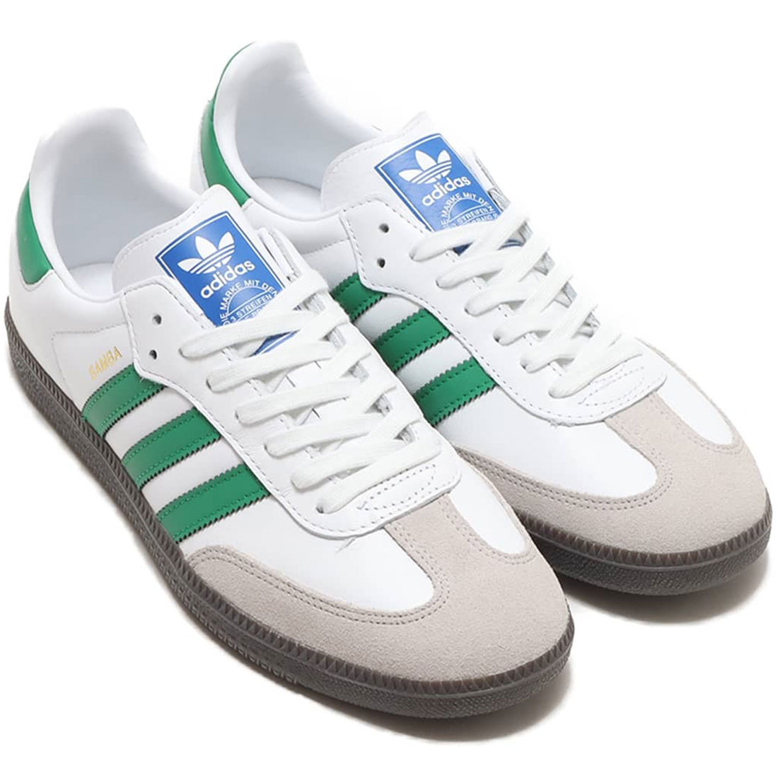 ★adidas Originals★サンバ OG★ホワイト/グリーン★ アディダス サンバ OG ホワイト/グリーン 25cm - メルカリ
