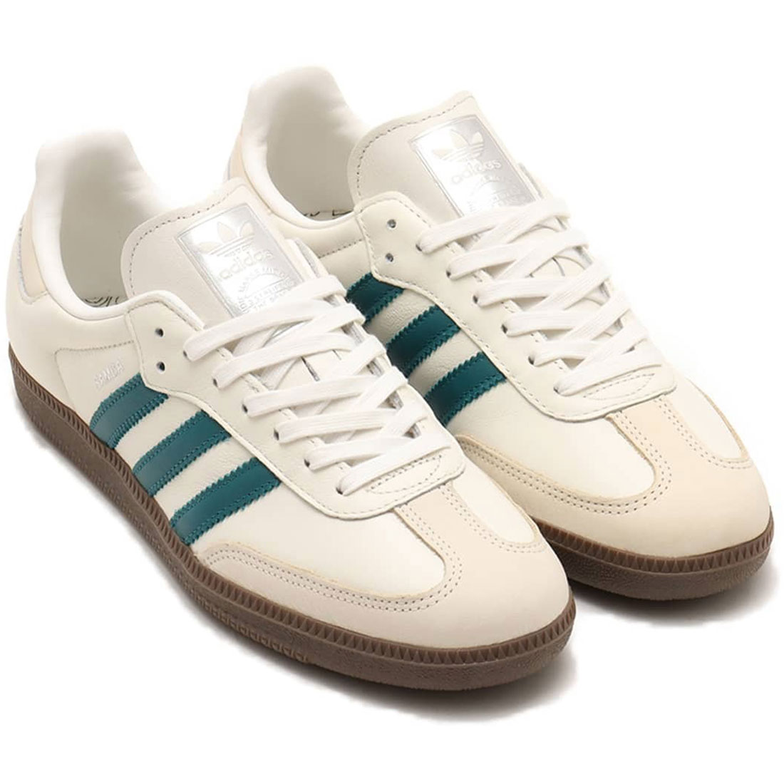 アディダス サンバ OG adidas SAMBA OG クラウドホワイト/レガシーティール/ワンダーホワイト IG1963｜シューズナッツ