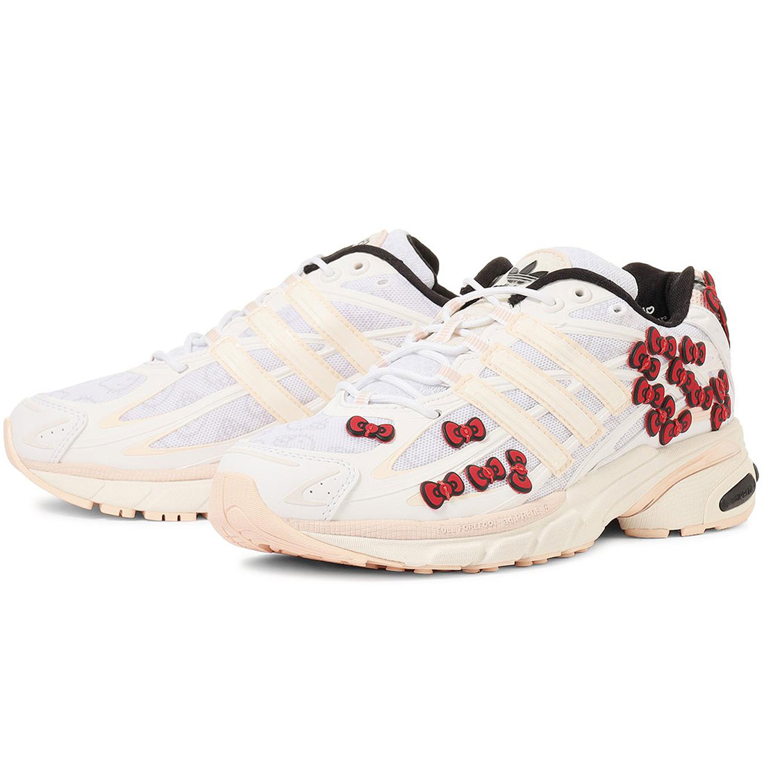 アディダス アディスター 座布団 W 月暈キティ adidas W ADISTAR CUSHION W フットウェアホワイト/ワンダーベージュ/中核グループ黒いこと II0020