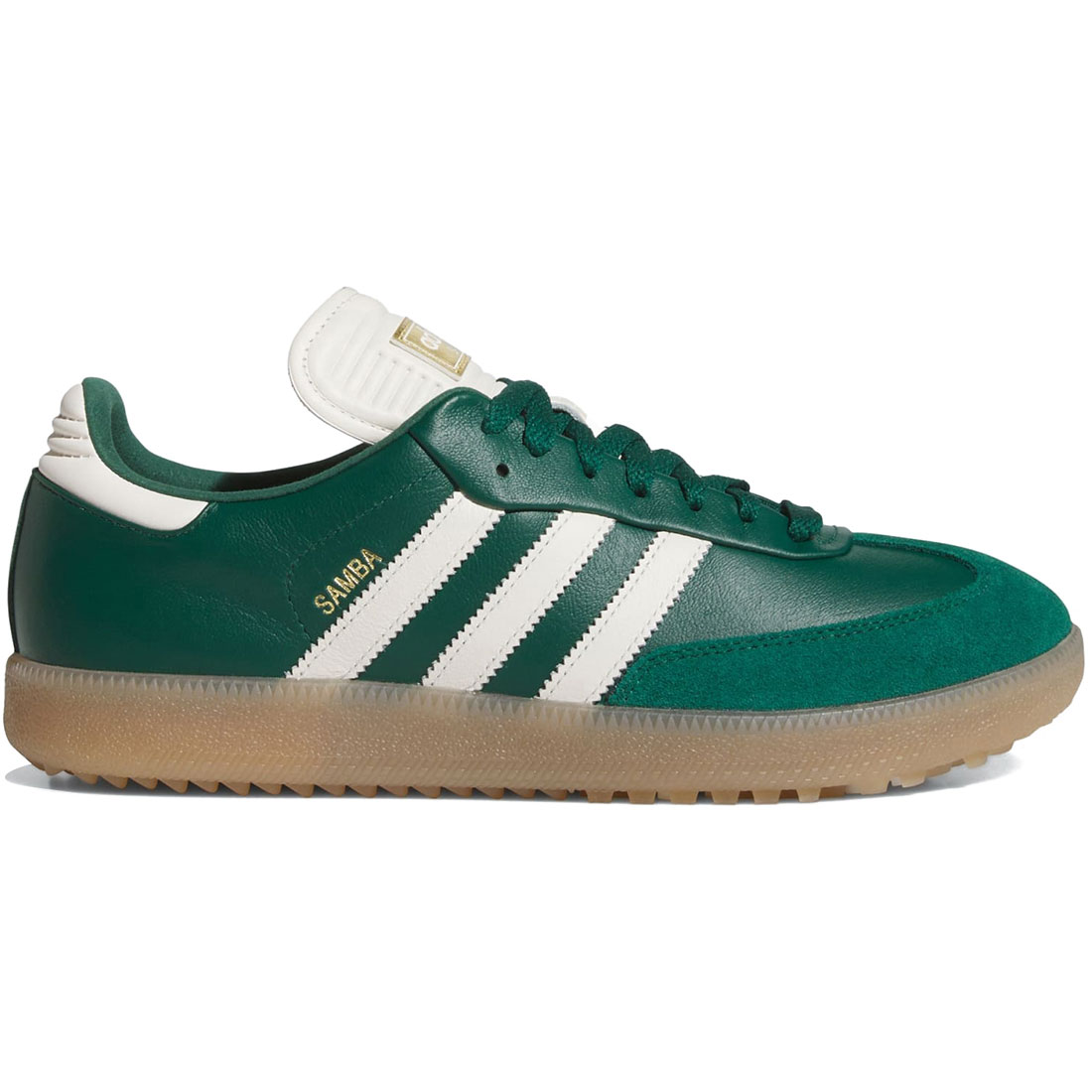 アディダス サンバ ゴルフ フルグレインレザー adidas SAMBA GOLF FULL GRAIN LEATHER 単科大学八つ緑であること/象牙色/チュインガム JP8652