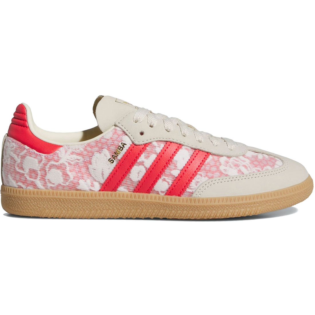 アディダス サンバ OG × リバティ・ロンドン adidas W SAMBA OG × LIBERTY LONDON クラウドホワイト/クリームホワイト/ベタースカーレット JR8841