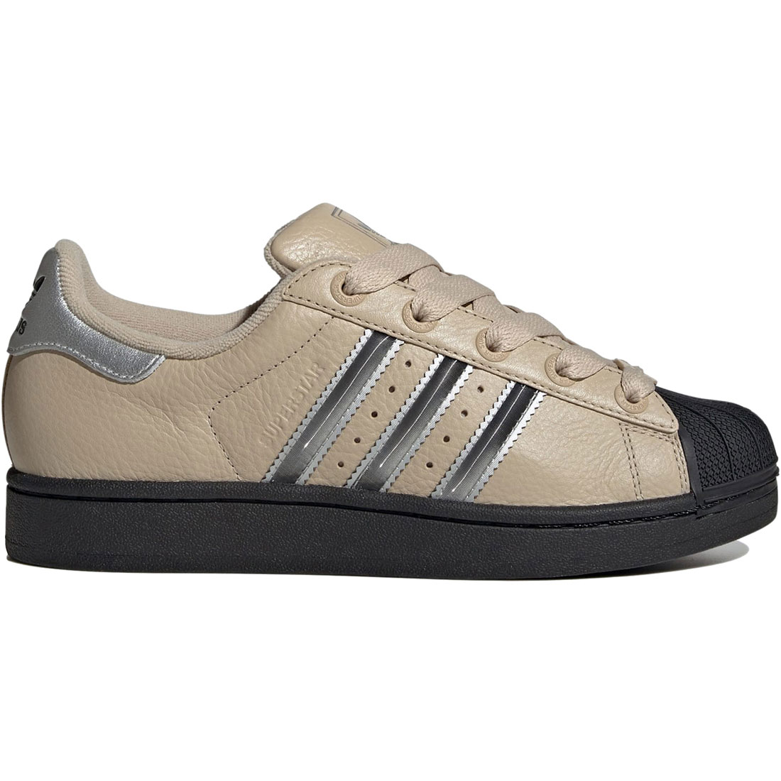 アディダス スーパースターII adidas W SUPERSTAR II ストーンカーキ/シルバーメタリック/コアブラック JR4234