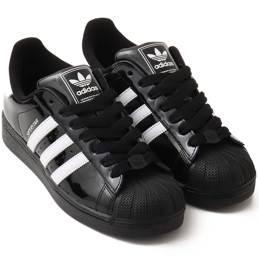 アディダス スーパースターII adidas SUPERSTAR II コアブラック/クラウドホワイト/コアブラック JR7313|シューズナッツ