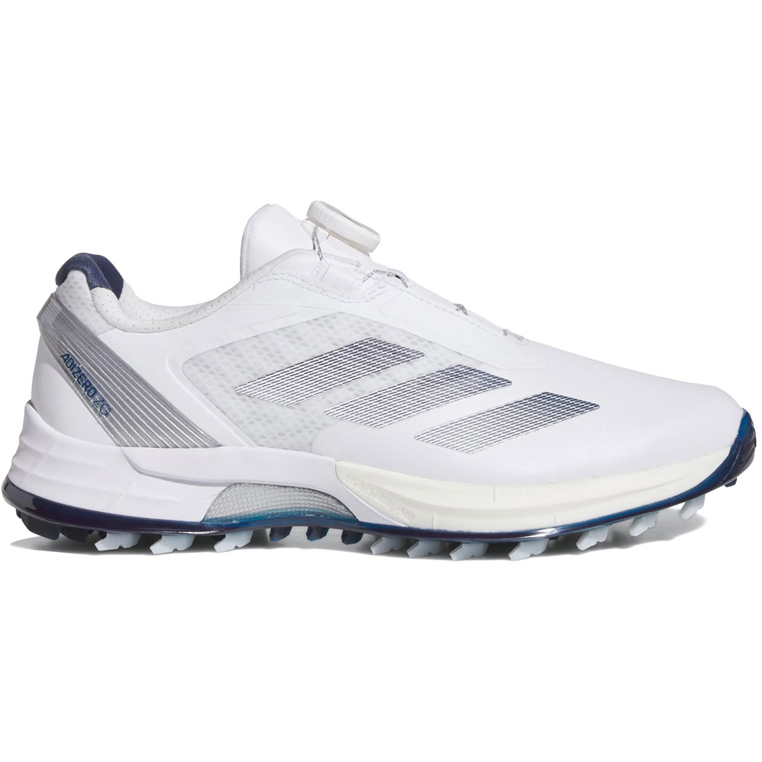 アディダス アディゼロ ZG ローカット ボア adidas W ADIZERO ZG LOW CUT BOA SPIKELESS GOLF クラウドホワイト/ナイトインディゴ/シルバー JS1765