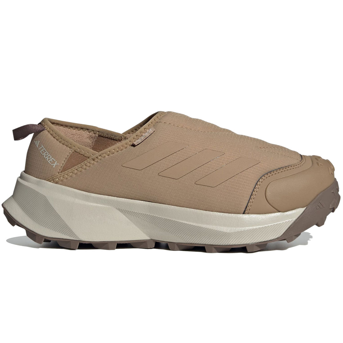 アディダス テレタイプ ウィンタースリッポン 冷ややかさ. 小母さん adidas TERREX WINTER SLIP-ON COLD. RDY 歌留多ゲーム盤/歌留多ゲーム盤/ベージュ JR5302