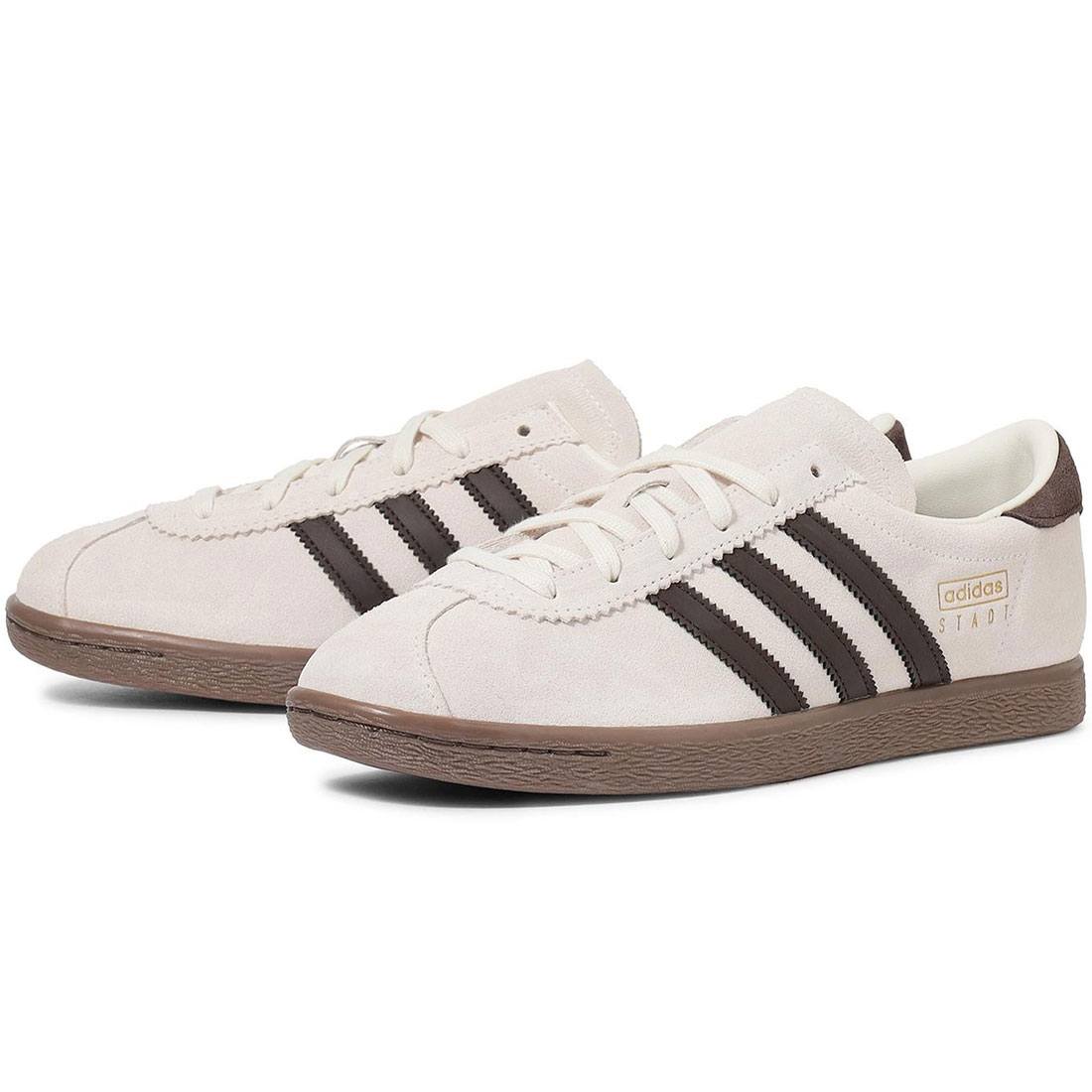 アディダス シュタット adidas STADT クラウドホワイト/ダークブラウン/ゴールド/ガム KI1413